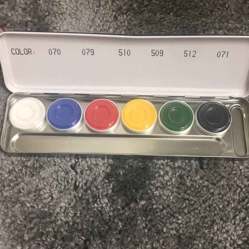 KRYOLAN 1107 Aquacolor 6 primary colors